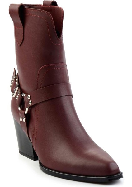 Bordo Kadın Bot & Bootie K02055014009