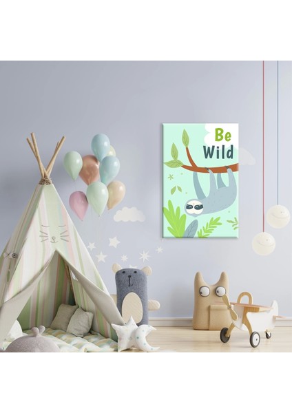 Daldaki Meraklı Kanvas Tablo