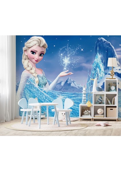 Frozen Kar Kardeşliği Elsa Çocuk Odası Duvar Kağıdı