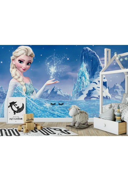Frozen Kar Kardeşliği Elsa Çocuk Odası Duvar Kağıdı fiyatları