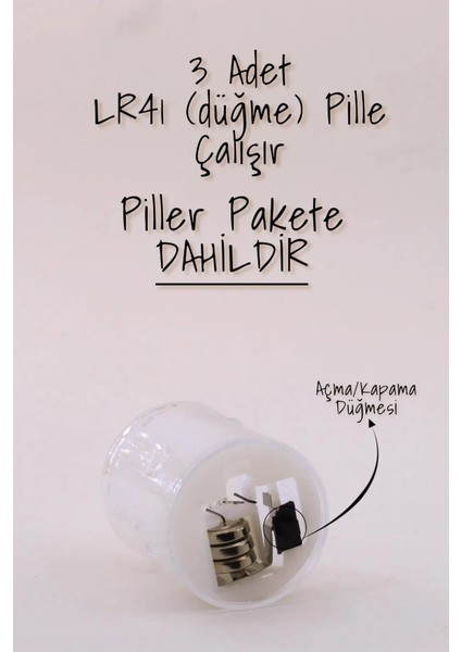 LED Mum Seti Pilli Dumansız Alevli 4 Adet Mat Beyaz Mini Ledli Dekoratif Yapay Mum Dekor Işığı