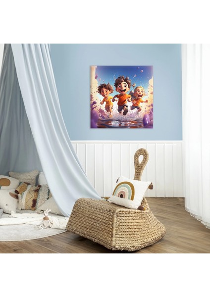 Uçan Kahramanlar Kanvas Tablo