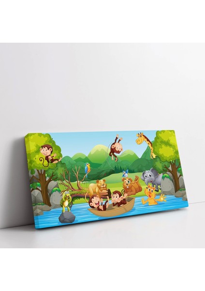 Safari Macerası Kanvas Tablo fiyatları