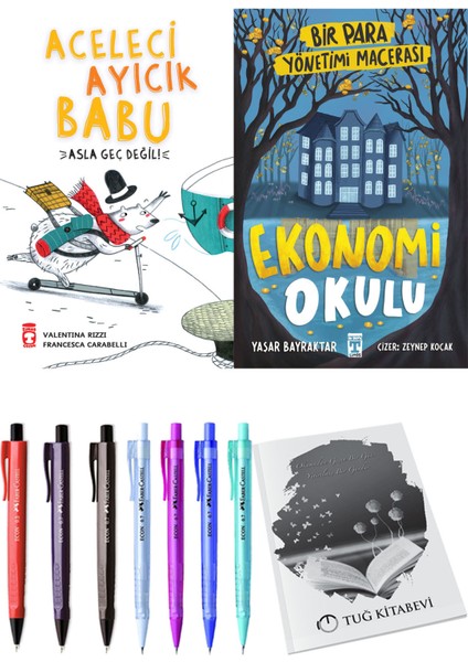 Ekonomi Okulu Bir Para Yönetimi Macerası ve Aceleci Ayıcık Babu Asla Geç Değil 2li Set