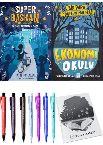 Ekonomi Okulu Bir Para Yönetimi Macerası ve Süper Başkan Zamanı Durduran Saat 2li Set