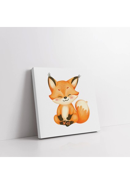 Meraklı Tilki Kanvas Tablo fiyatları