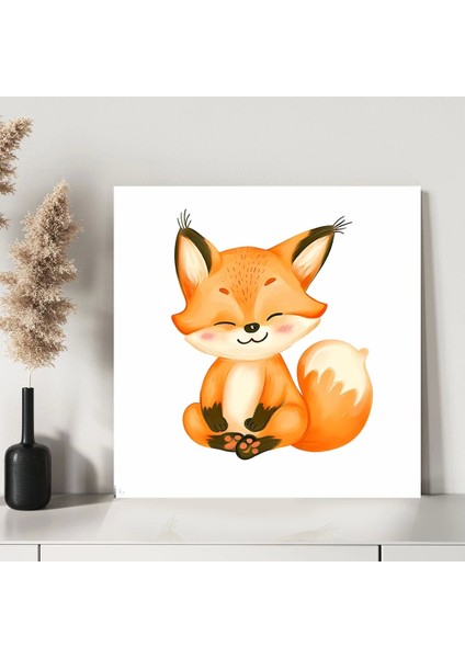 Meraklı Tilki Kanvas Tablo modelleri