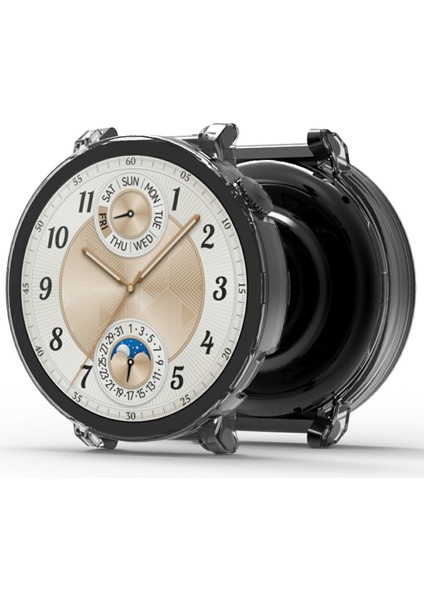 Huawei Watch Gt 5 46MM Izle Kılıf Temperli Cam Ekran Filmi ile Sert Pc (Yurt Dışından)