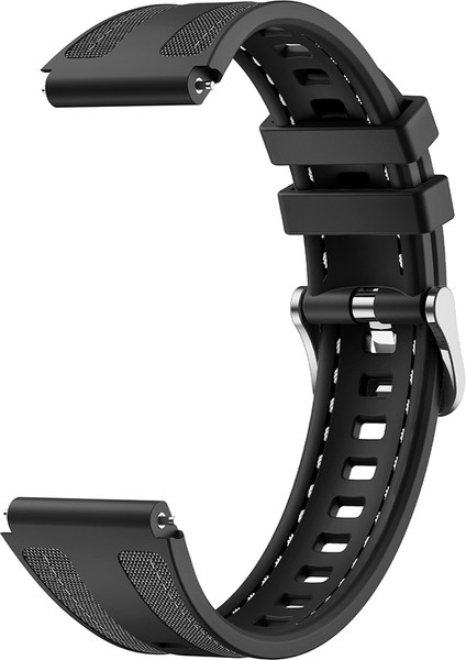 Huawei Watch Gt 5 Pro 46MM / Gt 5 46MM / Gt 4 46MM Silikon + Naylon 22MM Watch Band (Yurt Dışından)