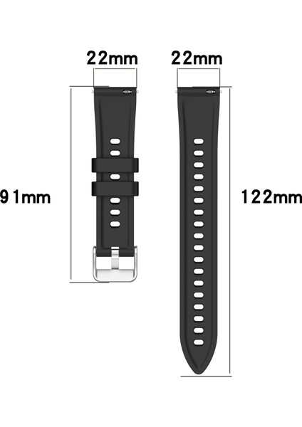 Huawei Watch Gt 5 Pro 46MM / Gt 5 46MM / Gt 4 46MM Yedek Kayış 22MM Dokulu Silikon Saat Bandı (Yurt Dışından) indirimleri