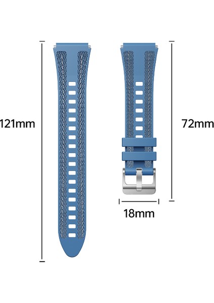 Huawei Watch Gt 5 Pro 46MM / Gt 5 46MM / Gt 4 46MM Silikon + Naylon 22MM Watch Band (Yurt Dışından) fiyatları
