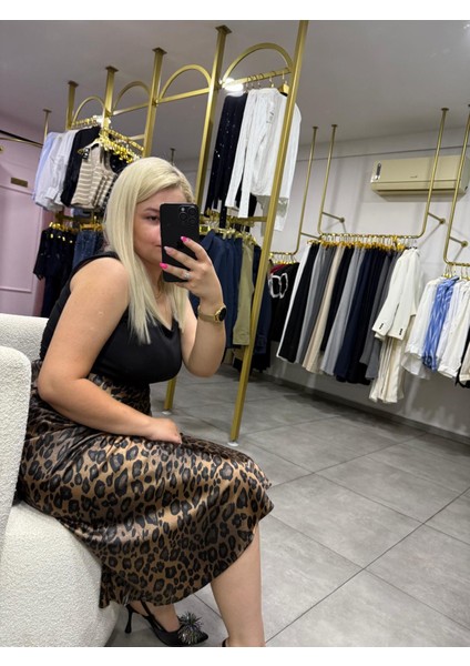 Leopar Saten Etek