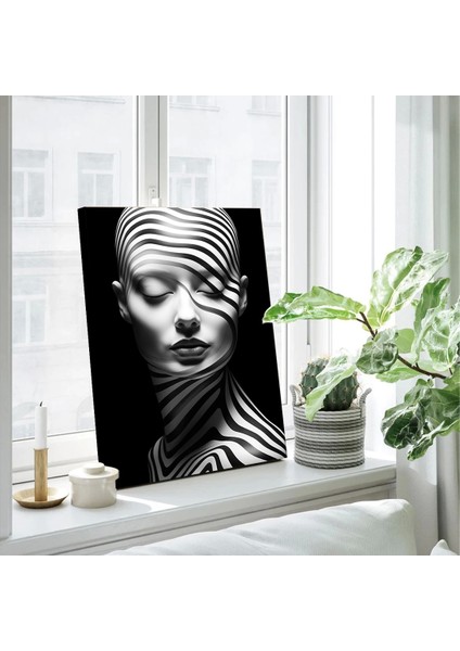 Akışkan Yüz Kanvas Tablo modelleri