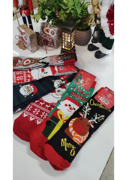 Unisex Model Yılbaşı Çorabı Yeniyıl Çorabı modelleri