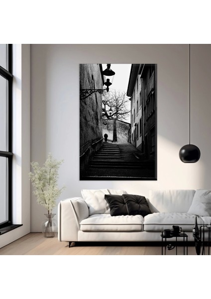 Dağların Üzerinde Kanvas Tablo