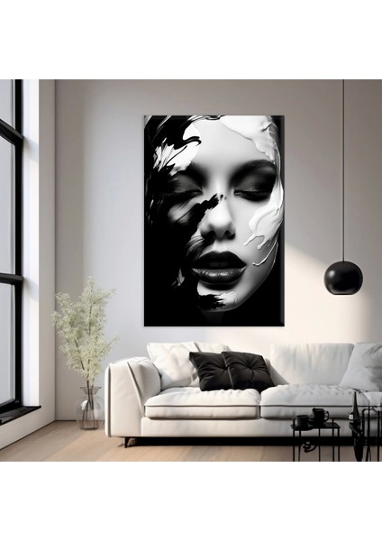 Yüzdeki Karma Kanvas Tablo