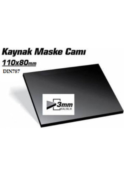 Niweld Kaynak Maske Camı 787 110X80 mm fiyatları