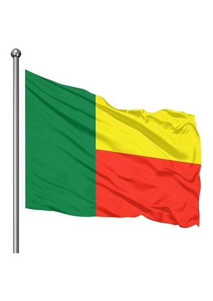 Benin Gönder Bayrağı 50 x 75 cm