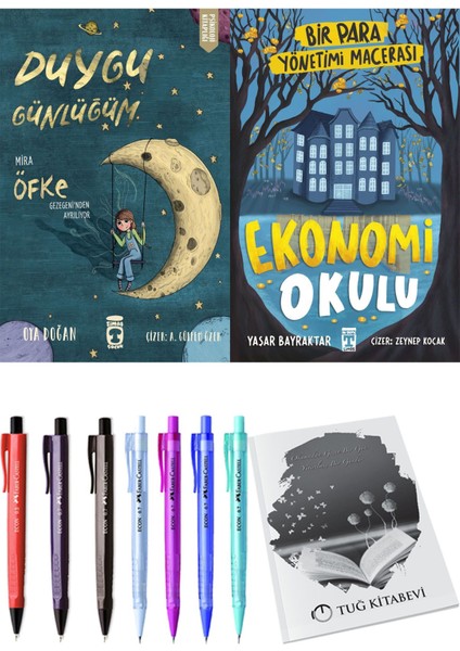 Ekonomi Okulu Bir Para Yönetimi Macerası ve Duygu Günlüğüm Mira Öfke Gezegeni'nden Ayrılıyor 2li Set