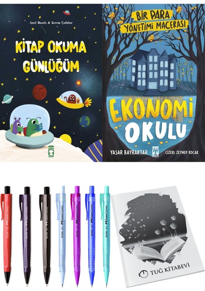 Ekonomi Okulu Bir Para Yönetimi Macerası ve Kitap Okuma Günlüğüm 2li Set