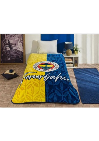 Lisanslı Fenerbahçe Klasik Tek Kişilik Battaniye