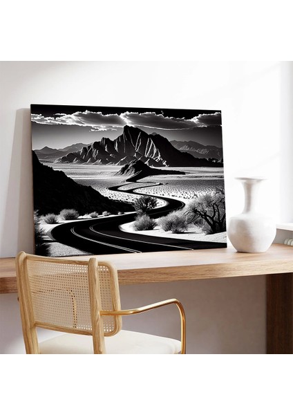 Tepeye Doğru Kanvas Tablo modelleri