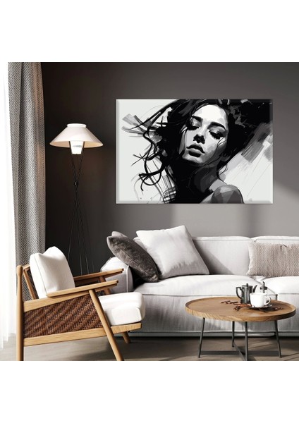 Model Pozu Kanvas Tablo