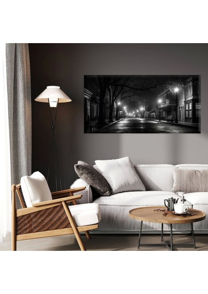 Gece Sokağı Kanvas Tablo