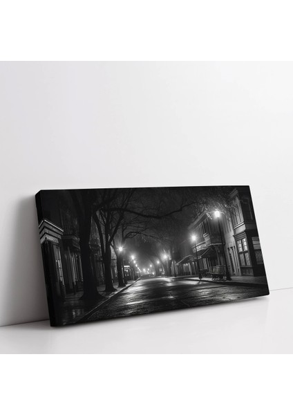 Gece Sokağı Kanvas Tablo fiyatları