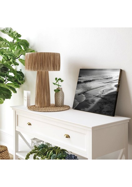 Kumsalda Yürüyüş Kanvas Tablo modelleri