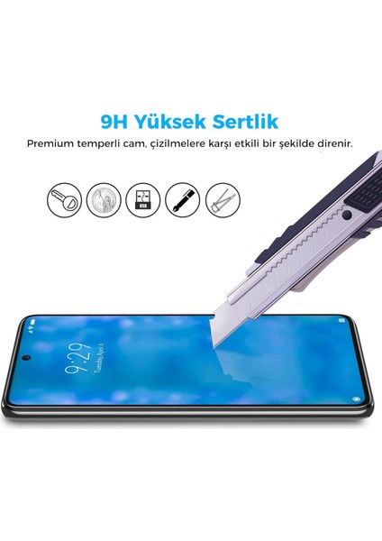 Redmi 9 Uyumlu Tam Kaplayan 5d Temperli Cam Koruma Ekran Koruyucu