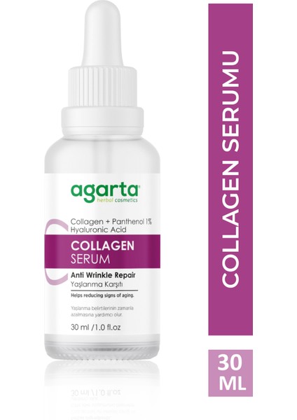 Yaşlanma Karşıtı Anti-Aging Kolajen Serum 30 ml