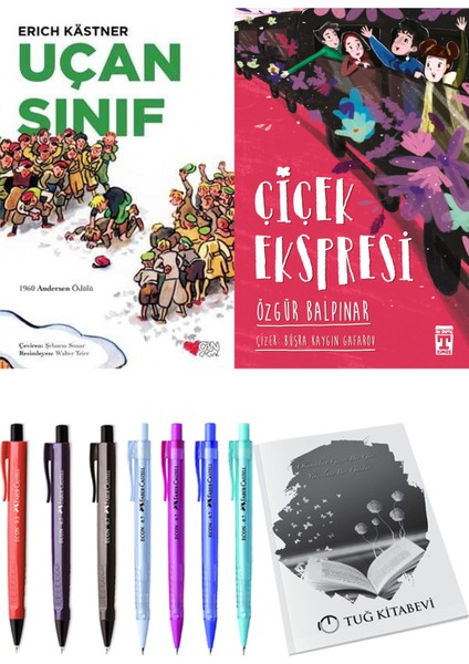 Çiçek Ekspresi ve Uçan Sınıf 2'li Set - Kalem