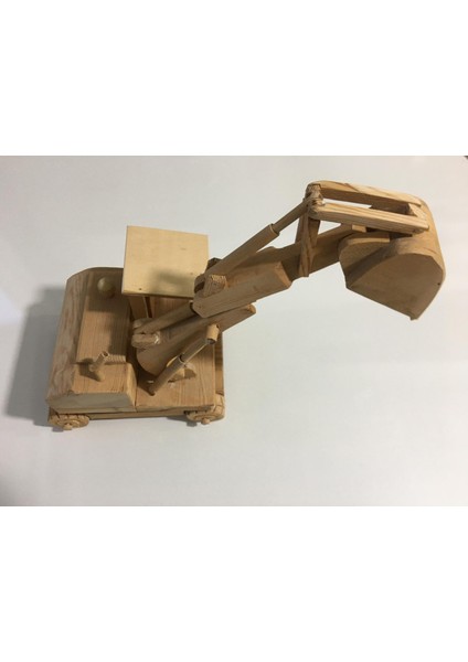 Ahşap Maket Ekskavatör