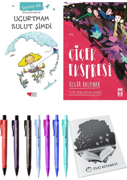 Çiçek Ekspresi ve Uçurtmam Bulut Şimdi 2'li Set - Kalem