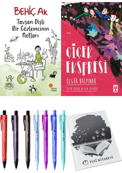 Çiçek Ekspresi ve Tavşan Dişli Bir Gözlemcinin Notları 2'li Set - Kalem