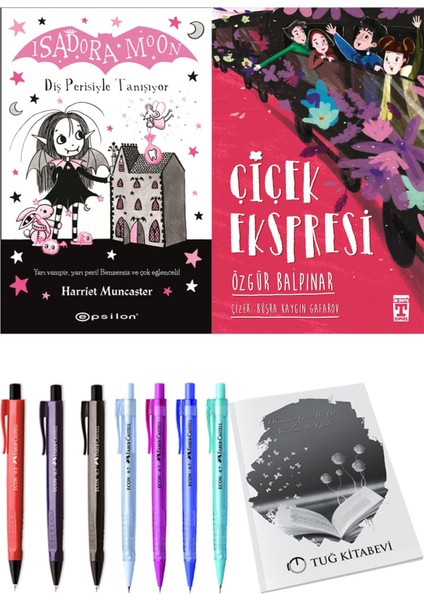 Çiçek Ekspresi ve Isadora Moon 13 Diş Perisiyle Tanışıyor 2'li Set - Kalem