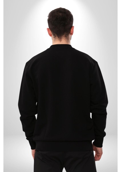 Michelagelo Modern Apollo Heykel Sokak Style Erkek Kadın Dijital Baskılı Siyah Kolej Ceket - Unisex