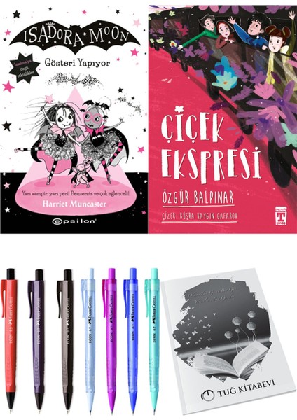 Çiçek Ekspresi ve Isadora Moon 9 Gösteri Yapıyor 2'li Set - Kalem