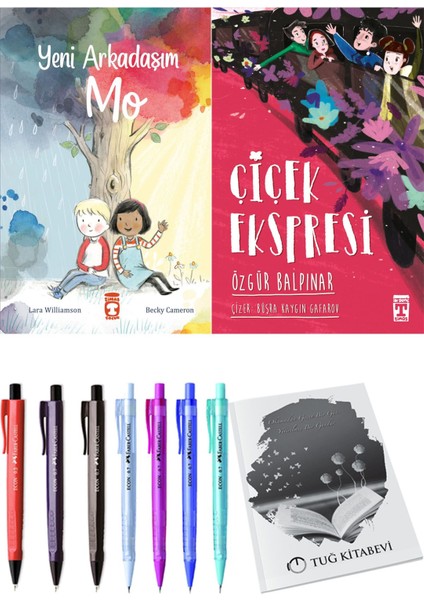 Çiçek Ekspresi ve Yeni Arkadaşım Mo 2'li Set - Kalem