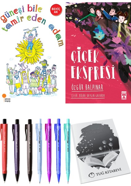 Çiçek Ekspresi ve Güneşi Bile Tamir Eden Adam 2'li Set - Kalem