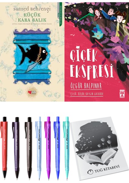 Çiçek Ekspresi ve Küçük Kara Balık 2'li Set - Kalem