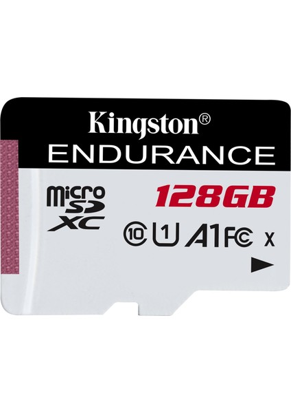 Kingston SDCE-128GB 128GB Microsdxc Endurance 95R-45W C10 A1 Uhs-I Card Only Hafıza Kartı