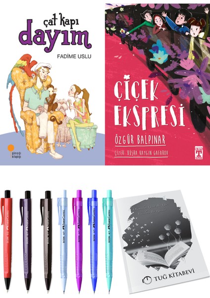 Çiçek Ekspresi ve Çat Kapı Dayım 2'li Set - Kalem