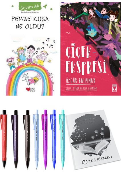 Çiçek Ekspresi ve Pembe Kuşa Ne Oldu? 2'li Set - Kalem