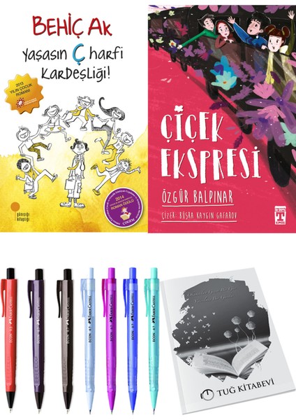 Çiçek Ekspresi ve Yaşasın Ç Harfi Kardeşliği 2'li Set - Kalem