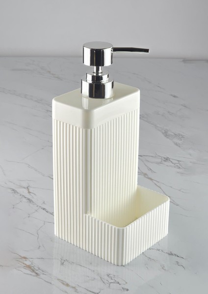 Sünger Hazneli Sıvı Sabunluk - Hazneli Banyo Mutfak Sıvı Sabunluğu - 550 ml