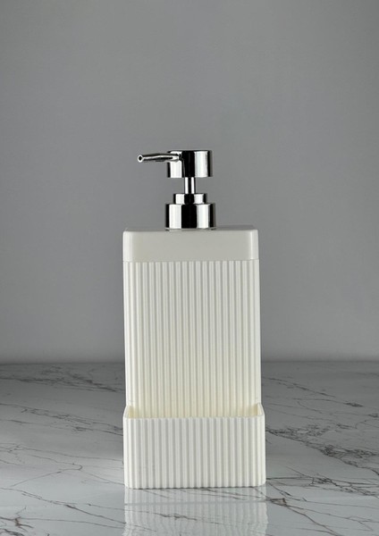 Sünger Hazneli Sıvı Sabunluk - Hazneli Banyo Mutfak Sıvı Sabunluğu - 550 ml