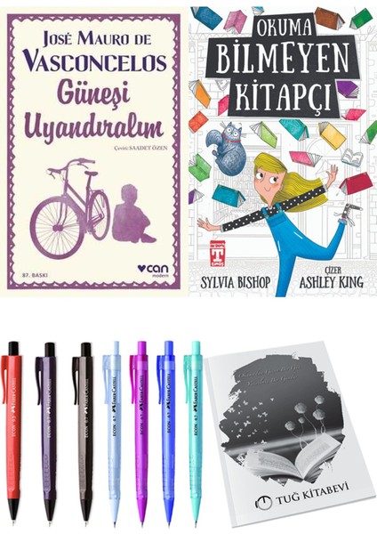 Okuma Bilmeyen Kitapçı ve Güneşi Uyandıralım 2li Set