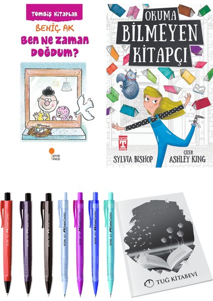 Okuma Bilmeyen Kitapçı ve Ben Ne Zaman Doğdum? 2li Set